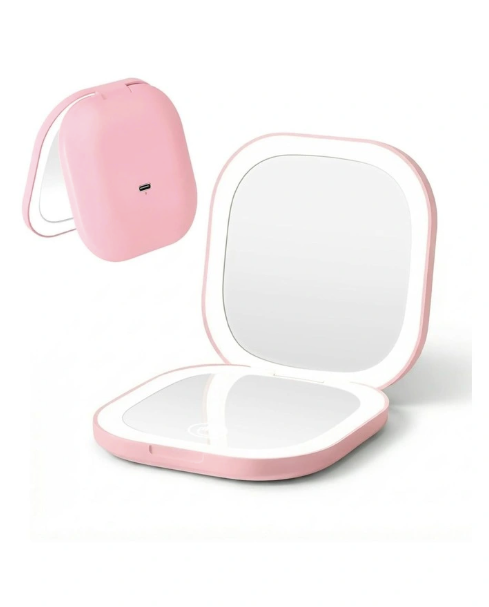 Pink Portable Mirror