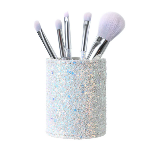Sparkling Stars Makeup Brush Set in Cyliner Box