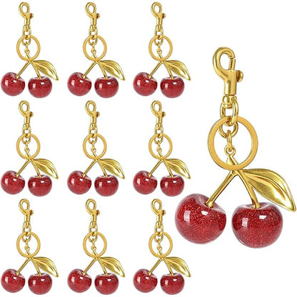 Cherry Bag Keychain Charm