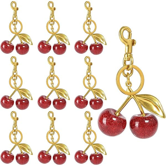 Cherry Bag Keychain Charm