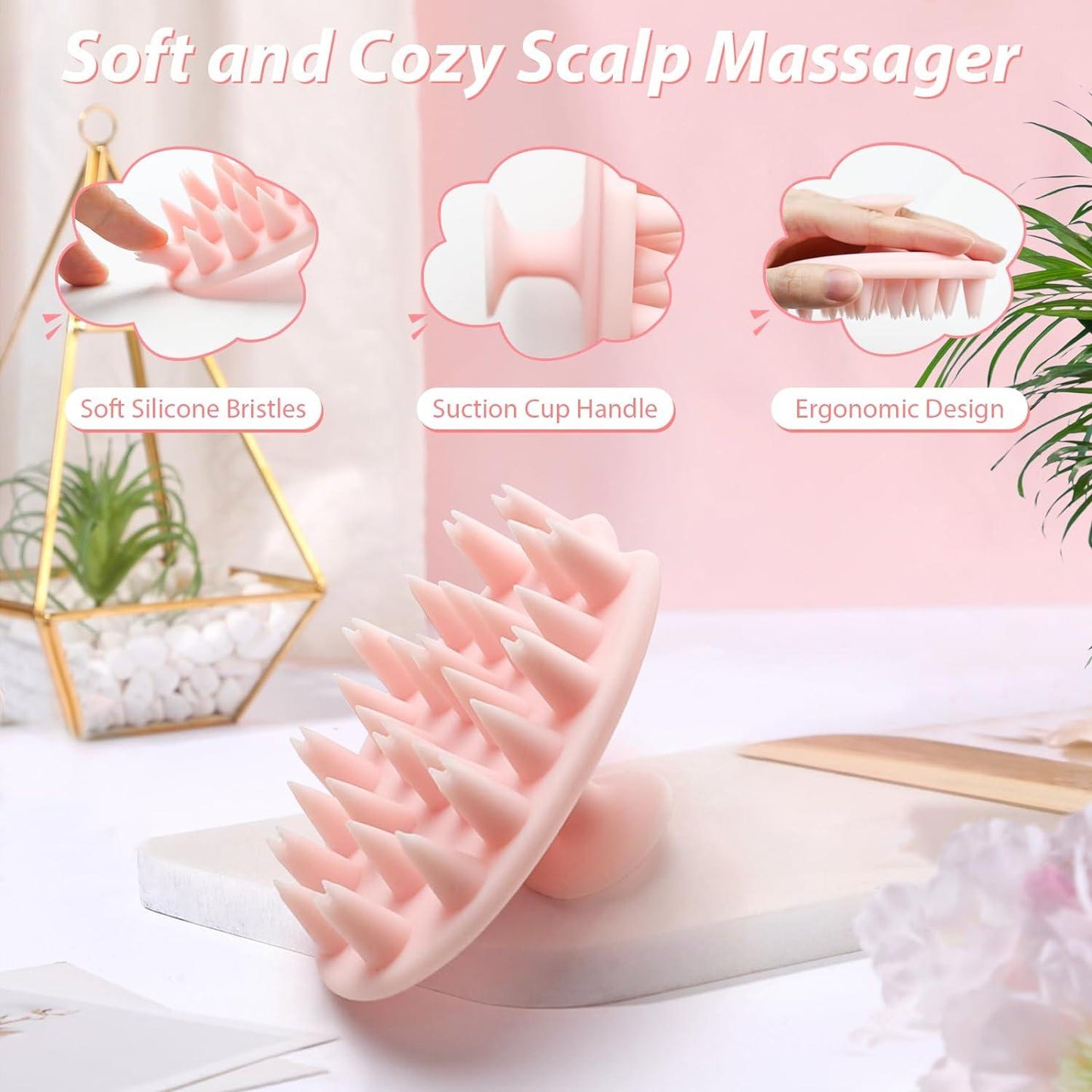 Pink Massager Hair Set