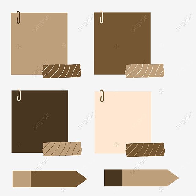 Coffee Brown Sticky Note