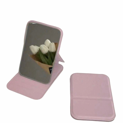Pink Portable Mirror