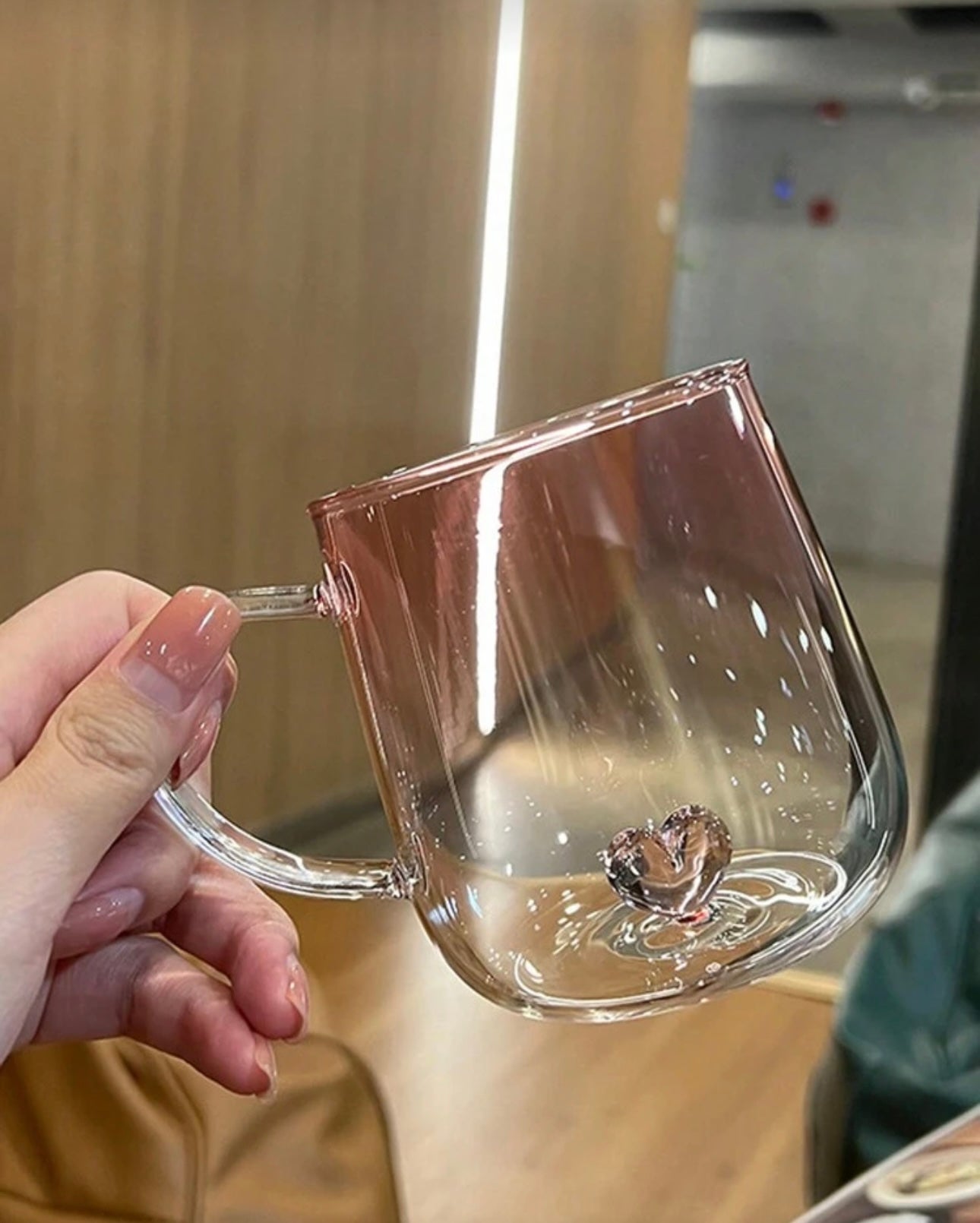 Pink Heart Cup