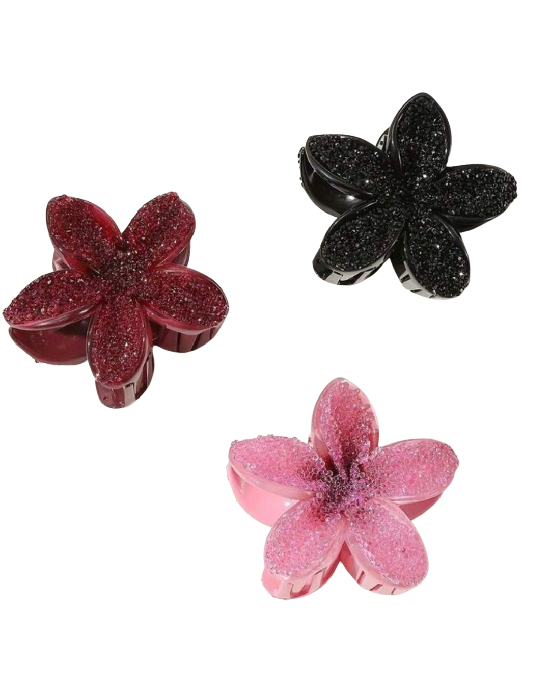 Shiny Bohemian Flower Clip
