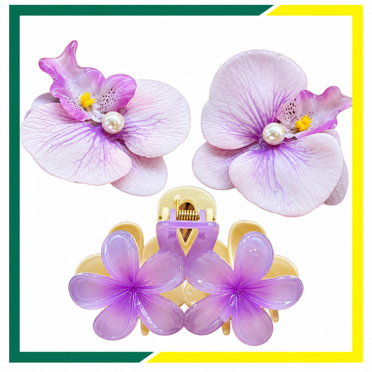Purple Hawaiian Set