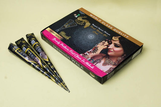 Bridal Organic Mehndi Cone – Dark Long Lasting Wedding Henna