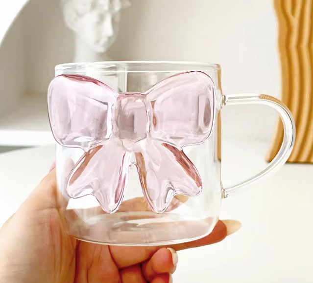 Pink Bow Cup