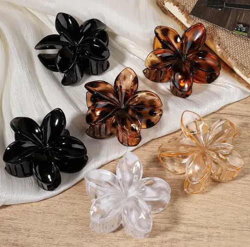 Shiny Bohemian Flower Clip