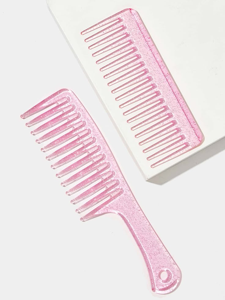 Pink Glitter Comb