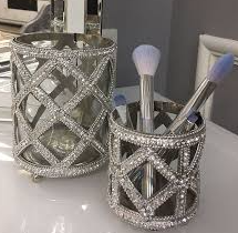 Diamond Makeup Brush Holder