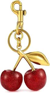 Cherry Bag Keychain Charm