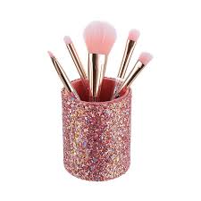 Sparkling Stars Makeup Brush Set in Cyliner Box